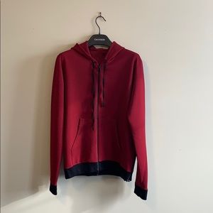 Athletic jacket / hoodie cardigan